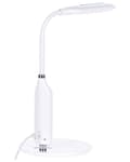 Miniatyrbillede 9 af 11: Skrivebordslampe Hvid Bordbelysning Læse Computerlampe Justerbar Arm Slide Dimmer Farvetemperatur