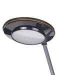Miniatyrbillede 10 af 11: LED Skrivebordslampe Sort Metal Bordbelysning Læse Computerlampe Justerbar Arm Lysdæmper Farvetemperatur USB-port