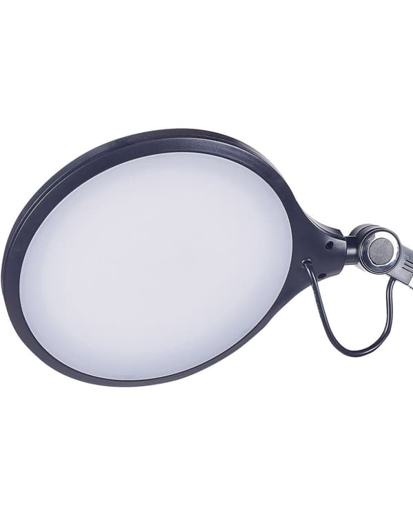 Skrivebordslampe Svart Metall Aluminium LED Dobbel dimming Berøringsbryter Moderne Belysning Kontor Bordlampe