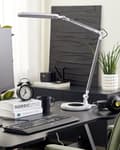 Miniatyrbilde 4 av 11: Skrivebordslampe Sølv Metall Aluminium LED Dobbel dimming Berøringsbryter Moderne Belysning Kontor Bordlampe