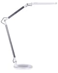 Miniatyrbilde 5 av 11: Skrivebordslampe Sølv Metall Aluminium LED Dobbel dimming Berøringsbryter Moderne Belysning Kontor Bordlampe