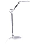 Miniatyrbilde 10 av 11: Skrivebordslampe Sølv Metall Aluminium LED Dobbel dimming Berøringsbryter Moderne Belysning Kontor Bordlampe