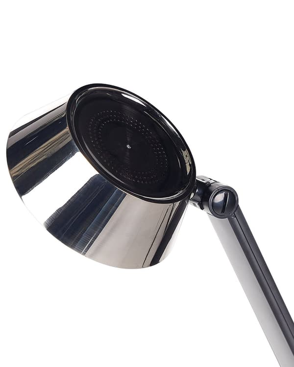 Bordlampe Messing Metall 17 x 40 x 17 cm LED Dimmer Justerbar USB-port Leselampe Skrivebordslampe Belysning