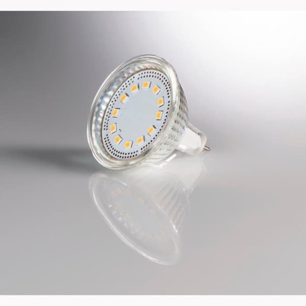 Xavax LED-pære GU5.3 450lm erstatter 40W reflektorlampe MR16 varmt hvidt glas
