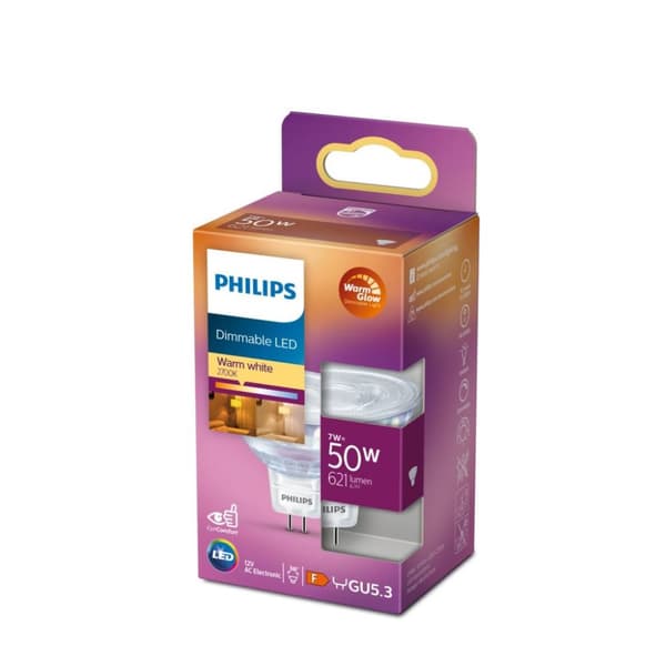 Philips Led 50w Gu5.3 WW 12v 36d Wgd Srt4-belysning
