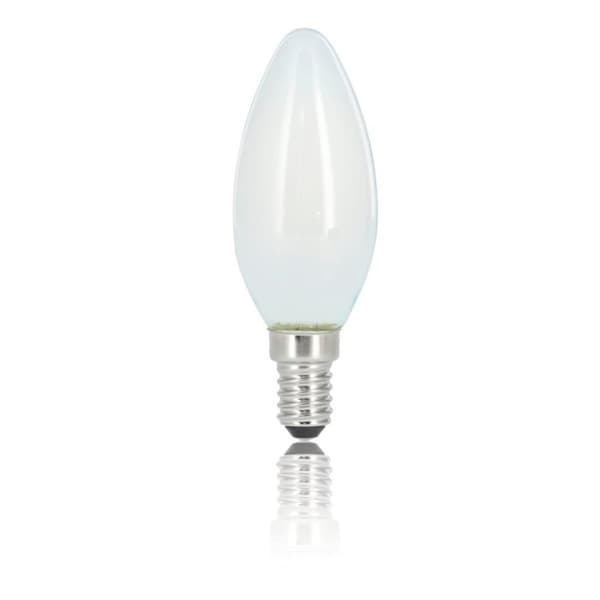 Xavax LED Filament E14 250lm erstatter 25W stearinlys pære mat varm hvid