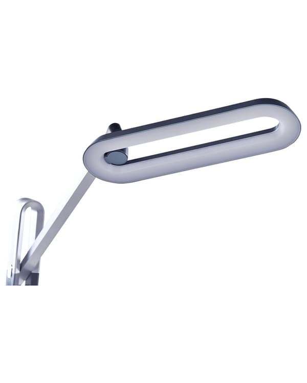 Gulvlampe LED-lampe Mørkegrå Syntetisk materiale 144 cm Dimming Moderne Belysning Hjemmekontor