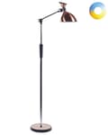 Miniatyrbilde 1 av 11: Gulvlampe LED-lampe Kobber Syntetisk Materiale 169 cm Dimming Moderne Belysning Hjemmekontor