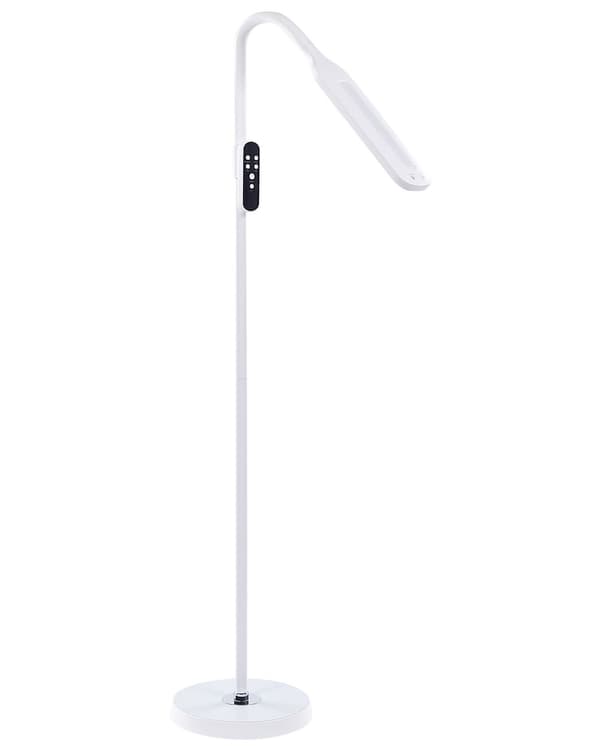 Gulvlampe LED Hvit Syntetisk materiale 160 cm Dimming Moderne Belysning Hjemmekontor