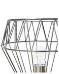 Miniatyrbilde 8 av 11: Gulvlampe Messing Metall 160 cm Geometrisk burskjerm Industriell belysning
