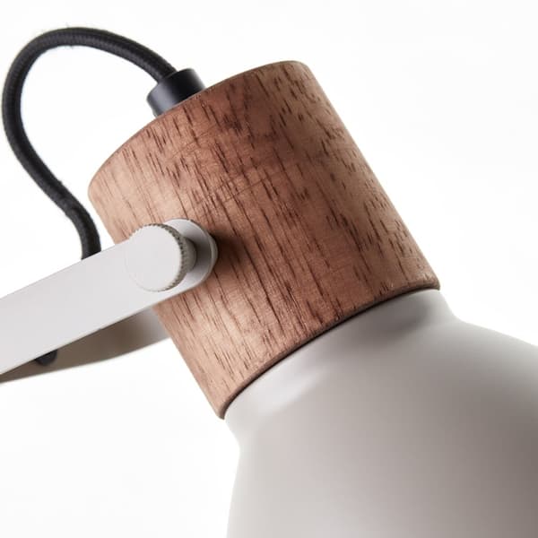 Brilliant Erena bordslampa 52cm taupe metall/trä sladdbrytare  1x A60, E27, 40 W, lämplig för normal lampa (ingår ej)