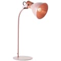 Miniatyrbild 3 av 8: Brilliant Erena bordslampa 52cm ljusrosa metall/trä sladdbrytare  1x A60, E27, 40 W, lämplig för normal lampa (ingår ej)