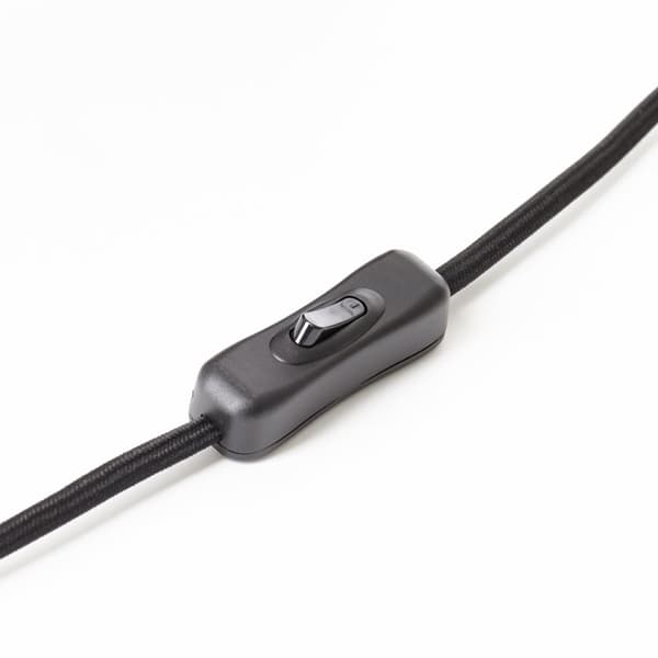 Brilliant Chaumont LED bordslampa trä 28cm svart/trä aluminium/metall/trä sladdbrytare  7,5 W LED integrerad (ljusflöde: 850lm, ljusfärg: 3000K)