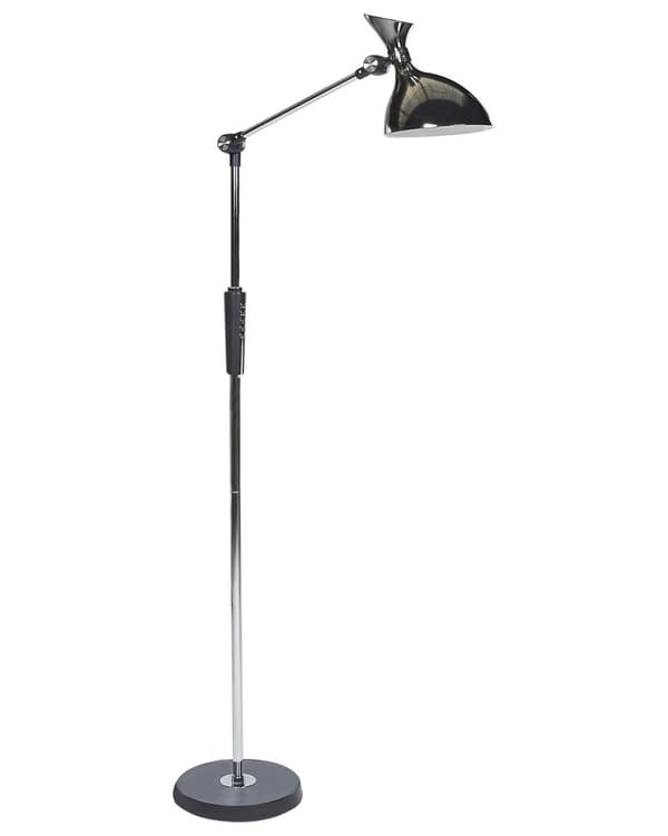 Gulv LED Lampe Kobber Syntetisk Materiale 169 cm Højde Lysdæmpning Moderne Belysning Hjemmekontor