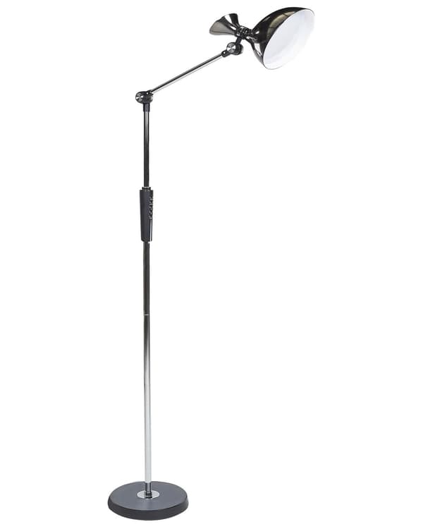 Gulv LED Lampe Kobber Syntetisk Materiale 169 cm Højde Lysdæmpning Moderne Belysning Hjemmekontor