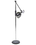 Miniatyrbillede 8 af 11: Gulv LED Lampe Kobber Syntetisk Materiale 169 cm Højde Lysdæmpning Moderne Belysning Hjemmekontor