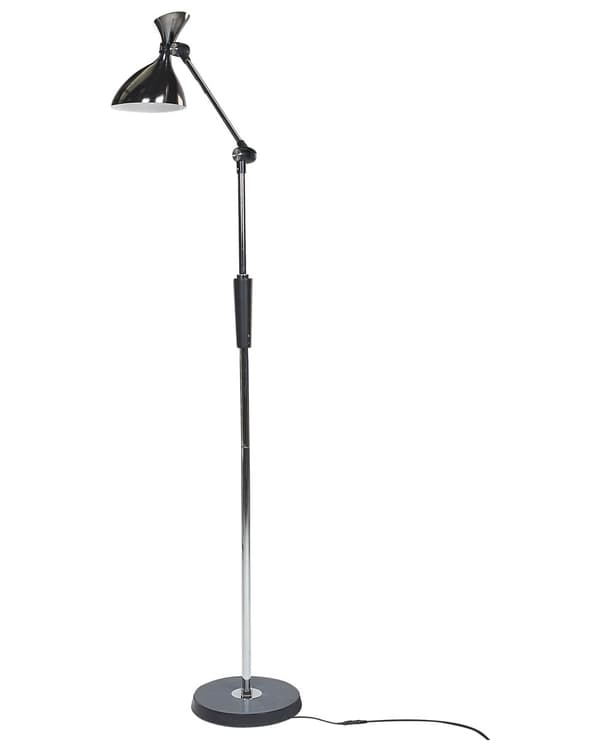 Gulv LED Lampe Kobber Syntetisk Materiale 169 cm Højde Lysdæmpning Moderne Belysning Hjemmekontor