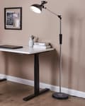 Miniatyrbillede 2 af 11: Gulv LED Lampe Kobber Syntetisk Materiale 169 cm Højde Lysdæmpning Moderne Belysning Hjemmekontor