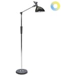 Miniatyrbillede 1 af 11: Gulv LED Lampe Kobber Syntetisk Materiale 169 cm Højde Lysdæmpning Moderne Belysning Hjemmekontor