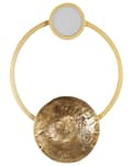 Pikkukuva 1 / 9: Seinävalaisin kulta 25 x 35 cm metalli integroitu LED-valo rengas glamour vintage