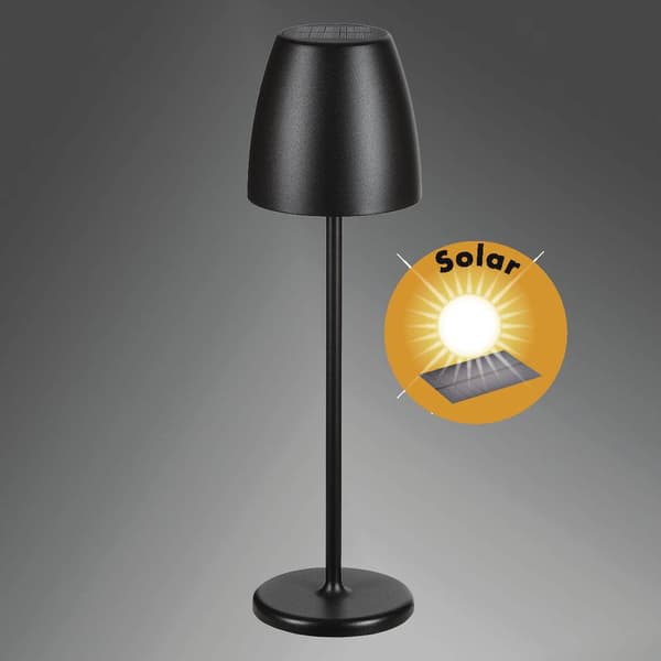 Megatron TAVOLA Solar MT68059 Sladdlös bordslampa LED 2 W Svart