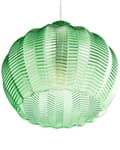 Miniatyrbillede 6 af 10: Pendel Lampe Grøn Glas ø 15 cm Retro Hængelampe Glaskugle Design Køkken Spisebordslampe