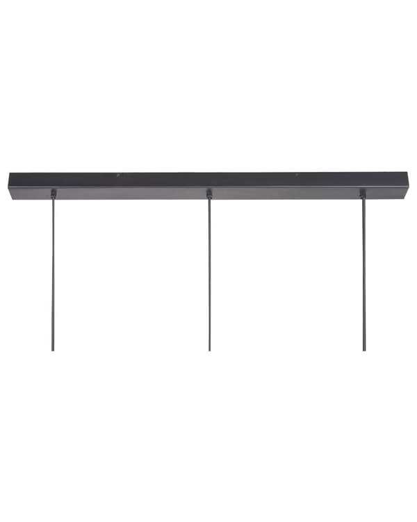 Riippuvalaisin tumma puu 92 x 107 cm mangopuu 3 polttimoa hajavalo käsintehty rustiikkinen