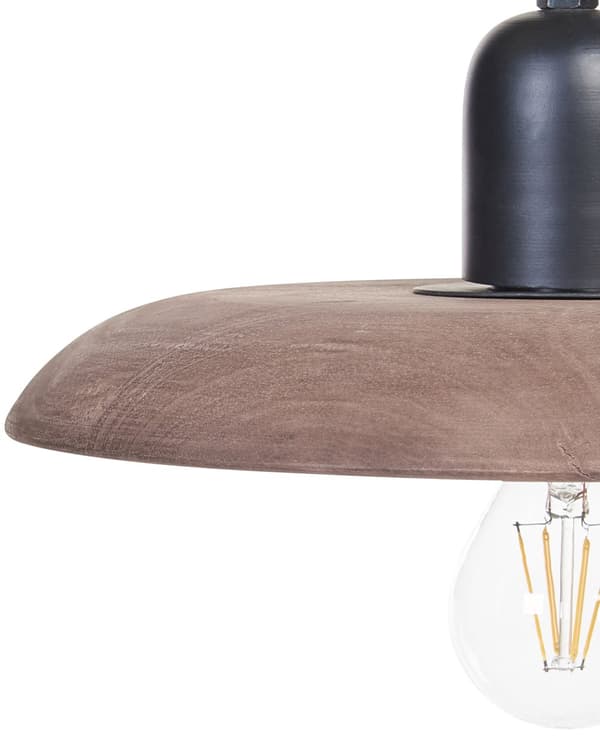 Langbordspendel Mørk Mangotræ Boho Design 3 Lys Spisebordslampe til Køkken Trælampe til Spisebord Hængelampe