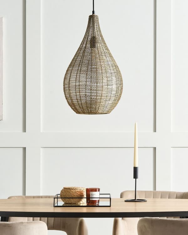 Pendel Lampe Messing ø 28 cm Moderne Spisebordslampe til Køkken Hængelampe til over Spisebord