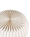 Miniatyrbillede 7 af 11: Gulvlampe Hvid Papirskærm Sorte Metalben Moderne Design Stående Lampe