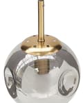 Miniatyrbillede 7 af 9: Pendel Transparent glasskærme Messing Jern 5 lys Moderne design Boligtilbehør Stue