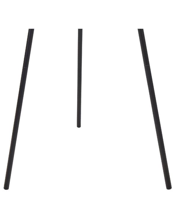 Gulvlampe Sort Bambus 145 cm Boho Standerlampe i Træ Design Tripod Lampe til Gulv Trebenet Belysning til Stuen