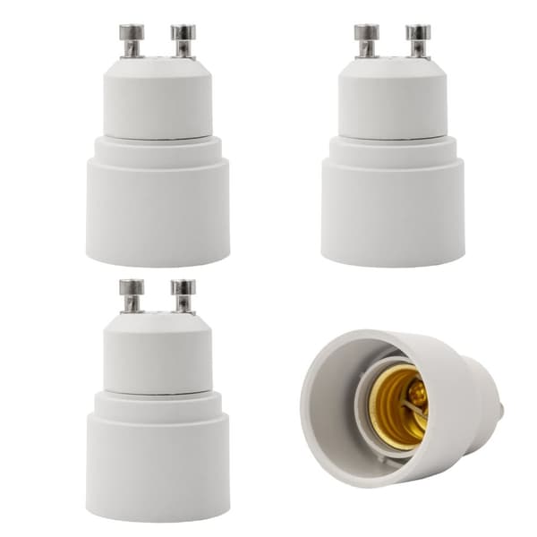 4x Set Adapter för lampsocke Konvertera  Lampadapter för omformatering med 4 omvandlare för lampsockel för glödlampor, LED, halogen, lågenergilampor