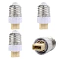 Miniatyrbilde 1 av 5: 4x Sett Adapter for lampesokkel Konverter lampeadapter for omformatering med 4 omformere for lampesokkel for gløde-, LED-, halogen- og lavenergilamper