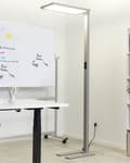 Pikkukuva 2 / 11: LED-lattiavalaisin hopea 61 x 196 cm alumiini himmennin liiketunnistin päivänvalotunnistin kosketuskytkin työhuone