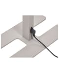 Miniatyrbillede 7 af 11: Gulvlampe Sølv Metal Aluminium 197 cm LED Standerlampe til Kontor med Lysdæmper Læselampe Gulv til Arbejdspladsen Dagslyssensor Design