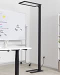 Miniatyrbilde 4 av 11: Gulvlampe Svart Metall LED 196 cm Berøringsbryter Bevegelsessensor Moderne design Belysning Hjemmekontor