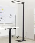 Miniatyrbilde 2 av 11: Gulvlampe Svart Metall LED 196 cm Berøringsbryter Bevegelsessensor Moderne design Belysning Hjemmekontor