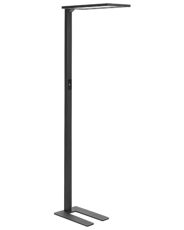Gulvlampe Svart Metall LED 196 cm Berøringsbryter Bevegelsessensor Moderne design Belysning Hjemmekontor