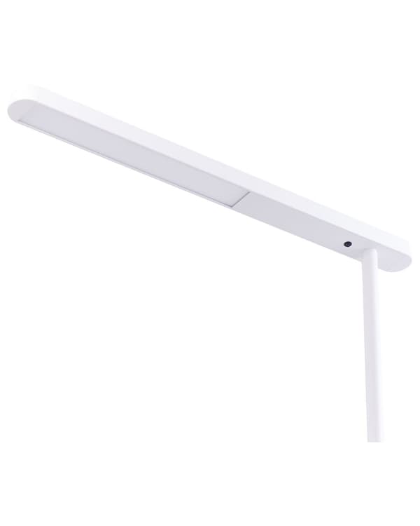LED-gulvlampe hvid aluminium 186 cm højde afbryder moderne industriel belysning hjemmekontor