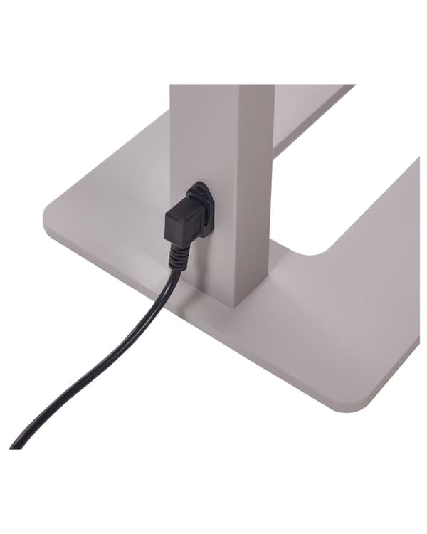 LED-gulvlampe sølv aluminium 197 cm højde Knapkontakt Dæmpning Moderne industriel belysning Hjemmekontor