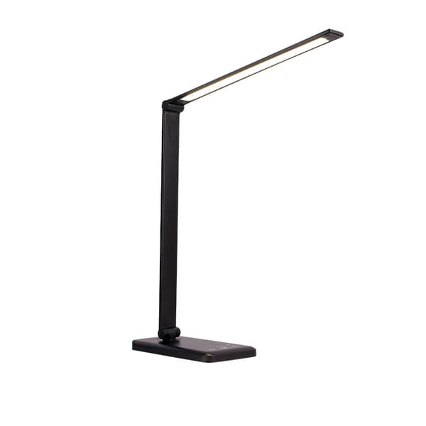 INF LED sammenleggbar bordlampe for øyebeskyttelse med 5 lysmoduser Sort