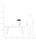 Miniatyrbilde 9 av 9: Bordlampe Svart Gull Metall Marmorbase Moderne design Kontor Stue Soverom Belysning