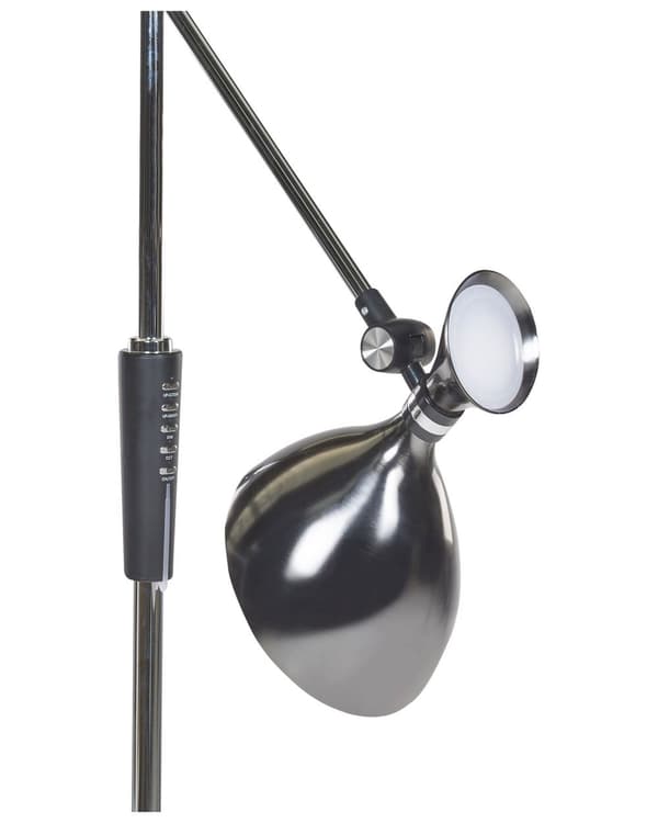Gulvlampe LED-lampe Sølv Syntetisk Materiale 169 cm Dimming Moderne Belysning Hjemmekontor