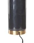 Miniatyrbilde 9 av 11: Bordlampe Svart Gull Marmor Glasskjerm Stue Soverom Moderne