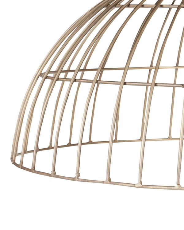 Pendellampe Messing Metall ø 50 cm Kuppelformet skjerm Gjennombrutt design Moderne Belysning Taklampe