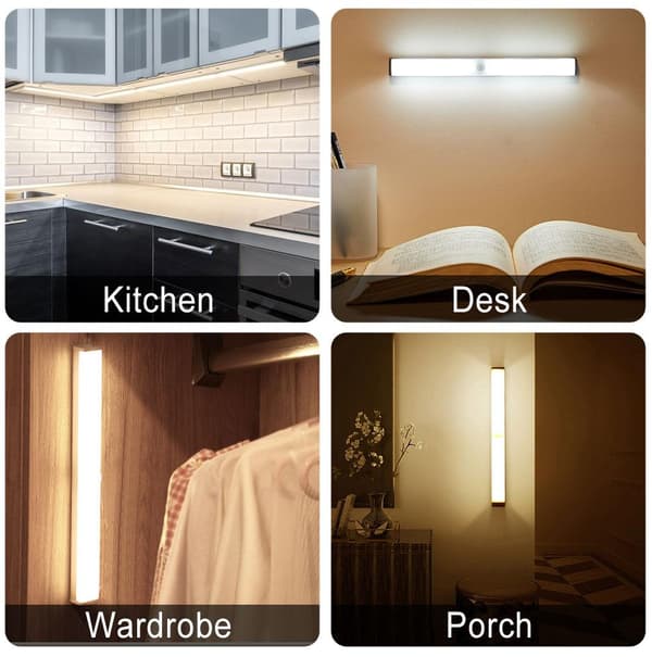 LED-lampe med Bevegelsessensor - 30 cm