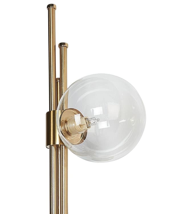 Vegglampe Gull Jern Glass 3 lys Moderne Glamorøs Belysning Stue Kontor