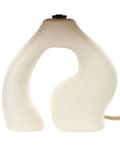 Miniatyrbilde 8 av 10: Bordlampe Hvit Keramikk Papirskjerm Belysning Dekorativ Nattbordslampe