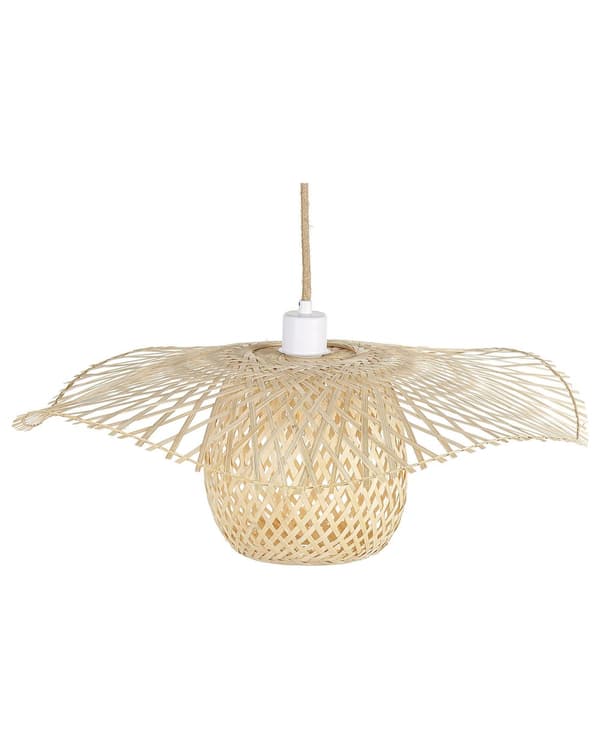 Pendellampe Træ Bambus Træ Boho Design Pendellampe Belysning Moderne Stue Spisestue